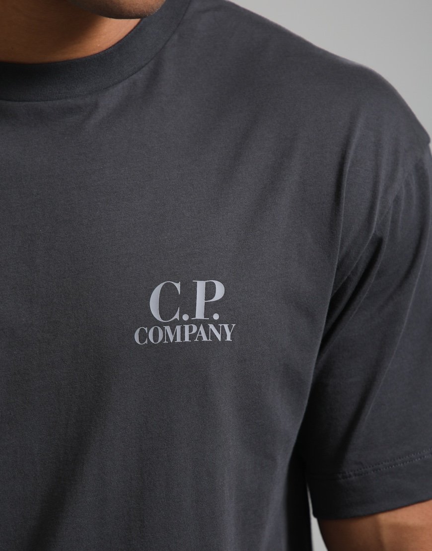 C.P. Company 30/1 Jersey Short Sleeve Comfort T-Shirt Raven