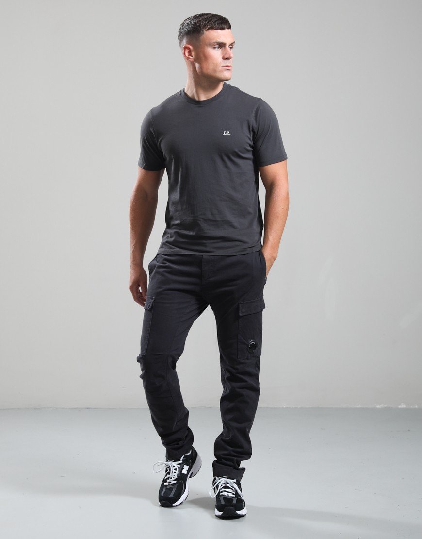 C.P. Company 30/1 Jersey Goggle T-Shirt Raven