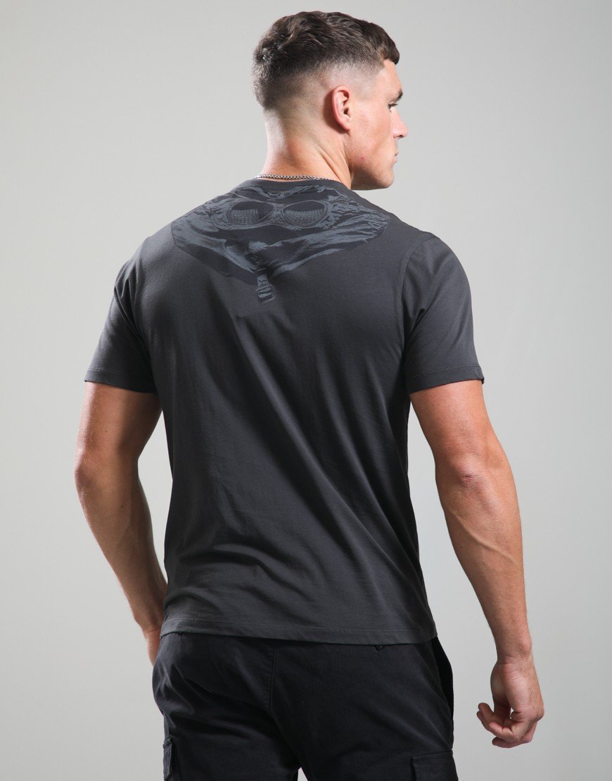 C.P. Company 30/1 Jersey Goggle T-Shirt Raven