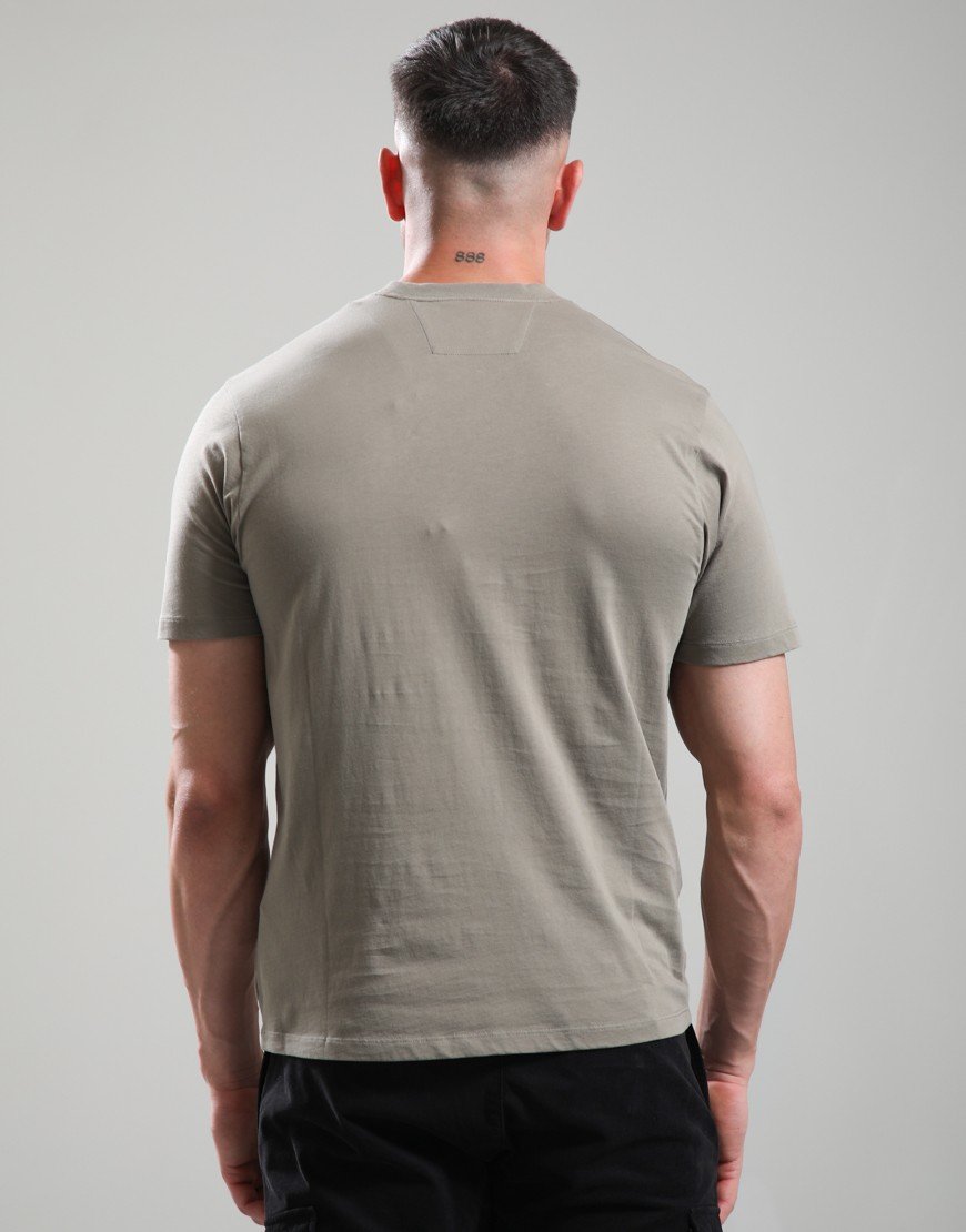 C.P. Company 30/1 Jersey Logo Label T-Shirt Fallen Rock