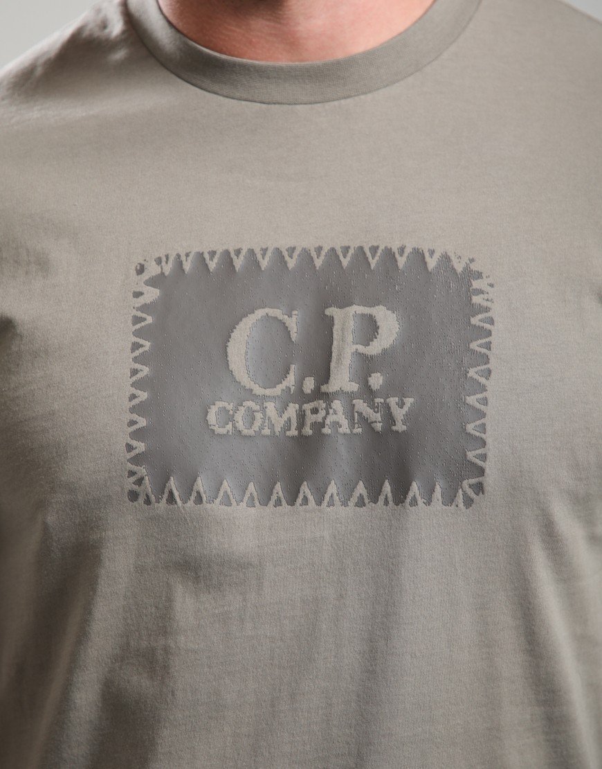 C.P. Company 30/1 Jersey Logo Label T-Shirt Fallen Rock
