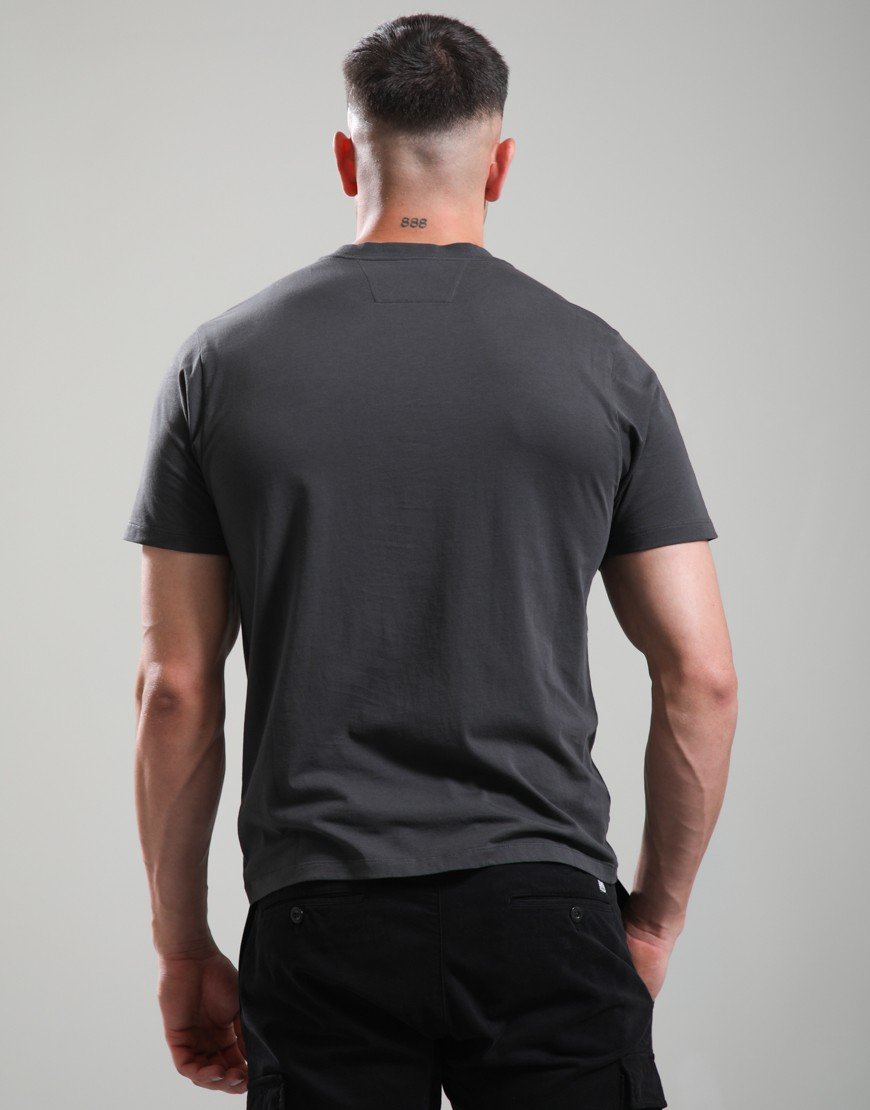 C.P. Company 30/1 Jersey Logo Label T-Shirt Raven