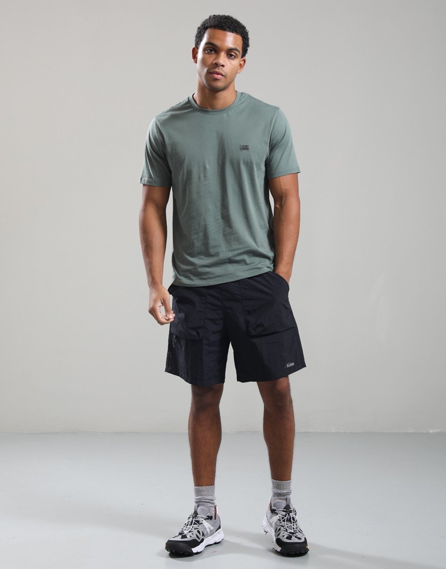 C.P. Company 30/1 Jersey Logo Patch T-Shirt Laurel Wreath