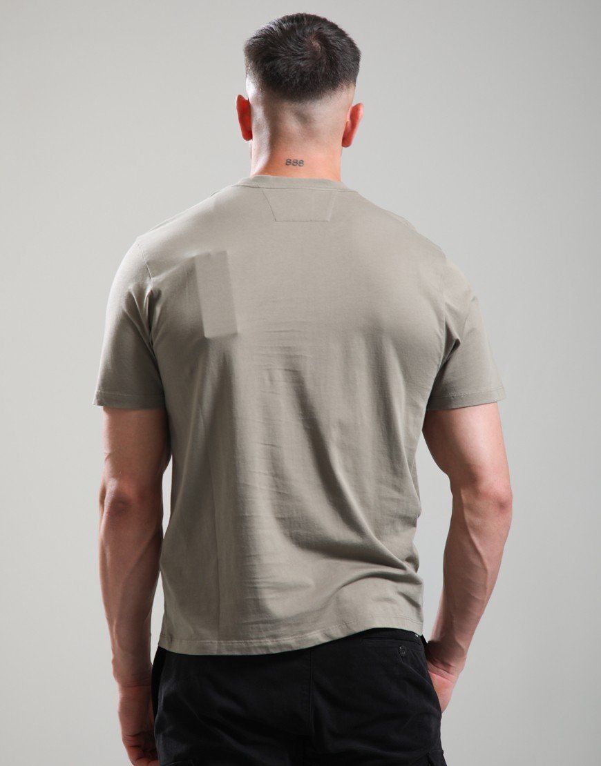 C.P. Company 30/1 Jersey Vertical Logo T-Shirt Fallen Rock