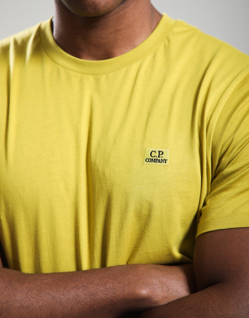 C.P. Company 30/1 Jersey Logo Patch T-Shirt Antique Moss