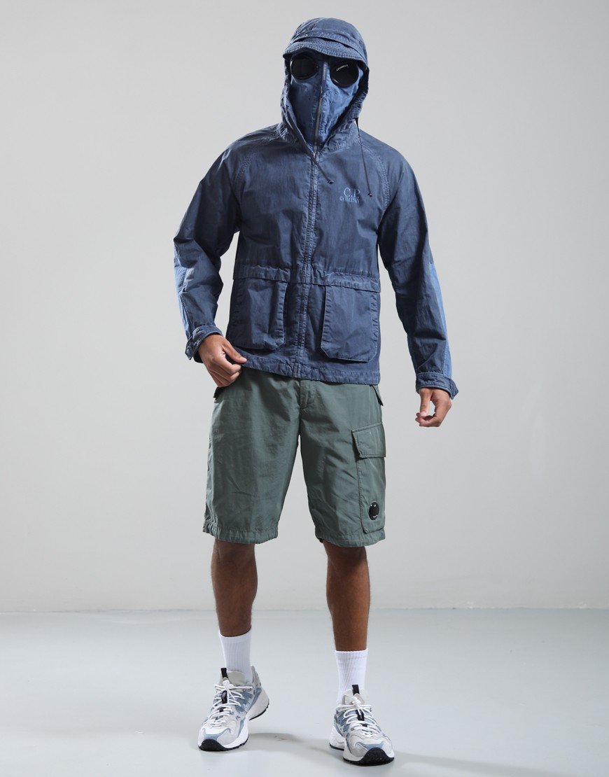 C.P. Company 50 Fili Wax Explorer Jacket Midnight Navy
