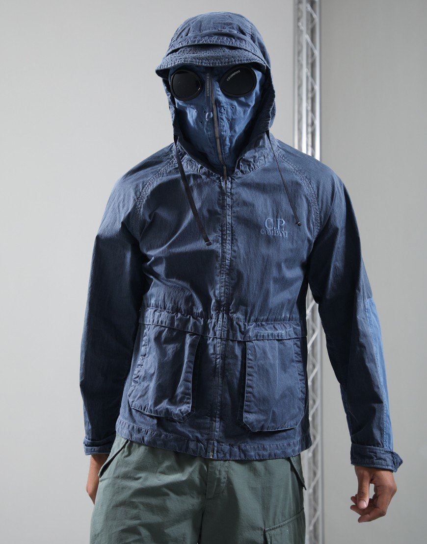 C.P. Company 50 Fili Wax Explorer Jacket Midnight Navy