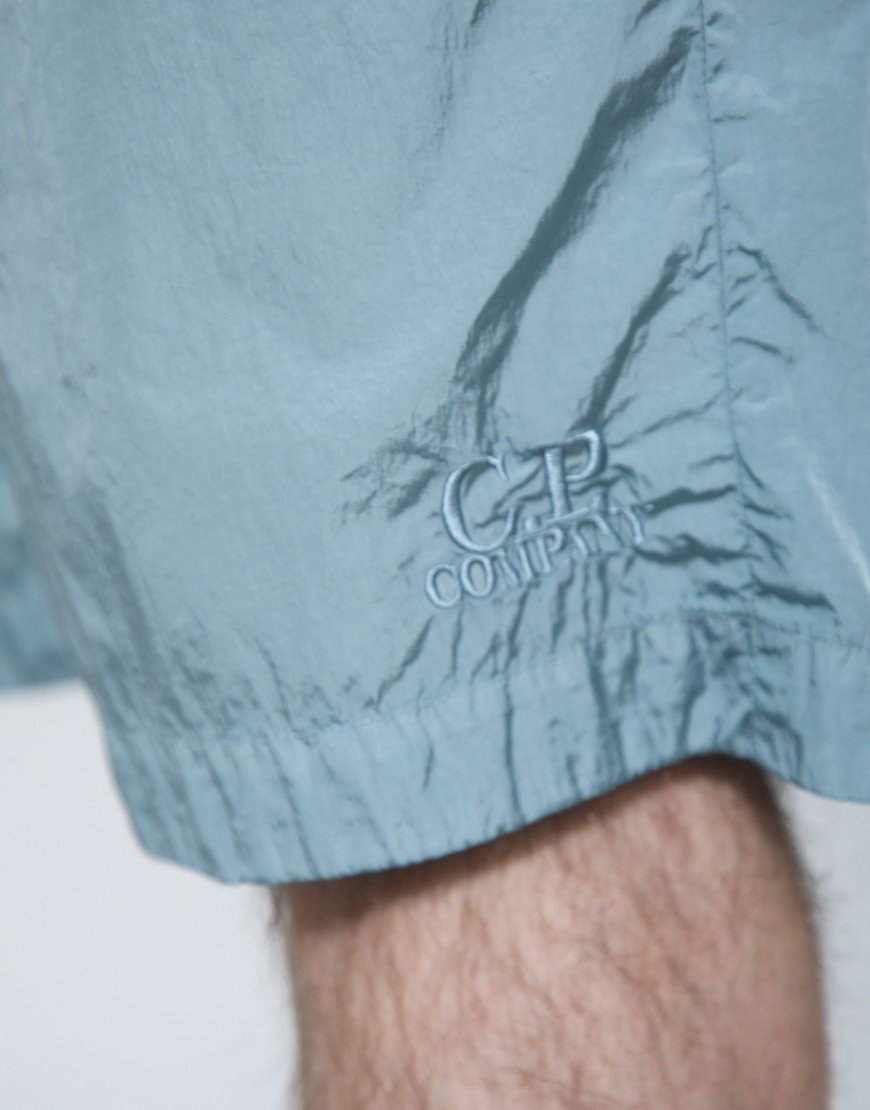 C.P. Company Bermuda Shorts Chrome Silver Blue