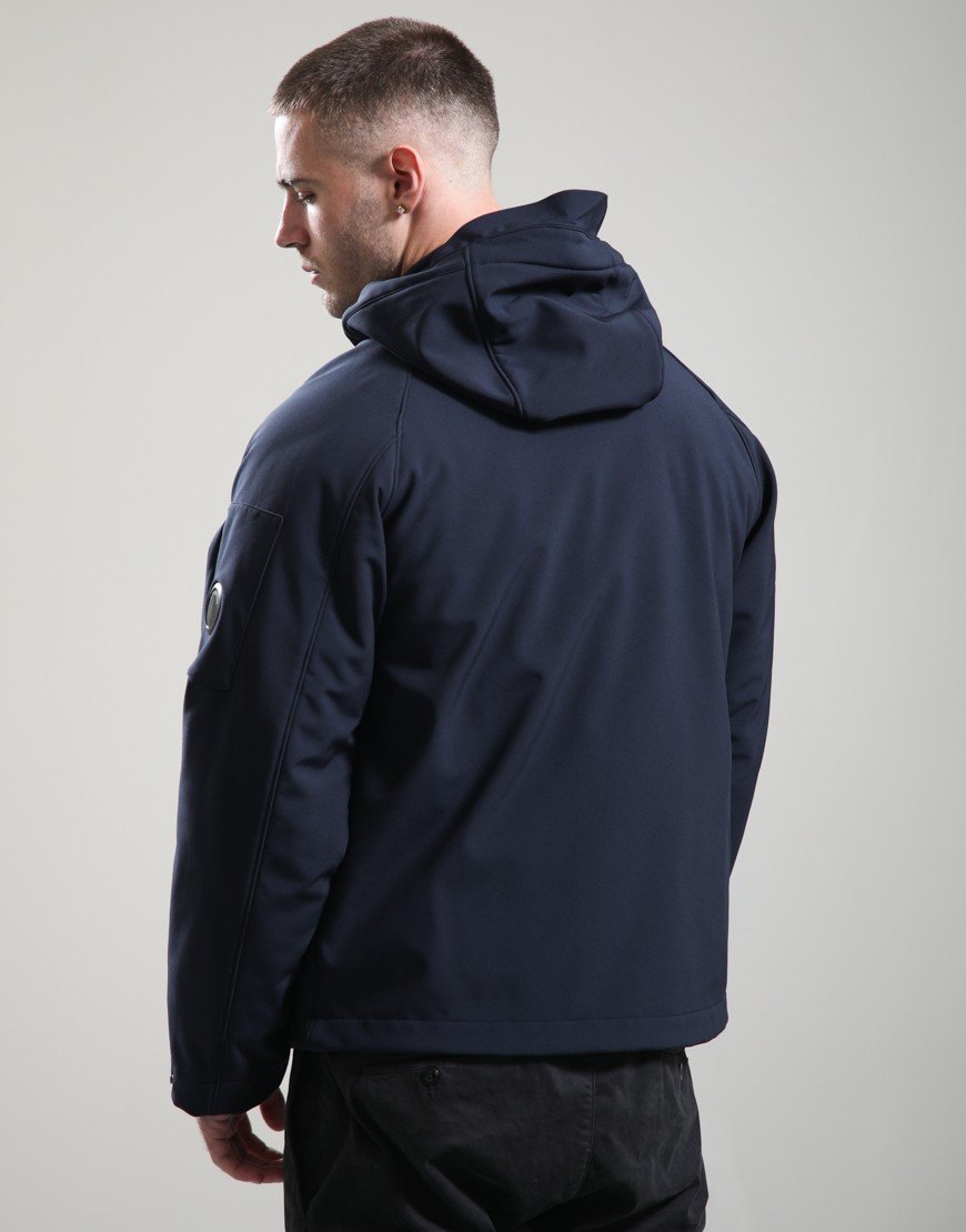 C.P. Company Shell-R Padded Hooded Lens Jacket Total Eclipse
