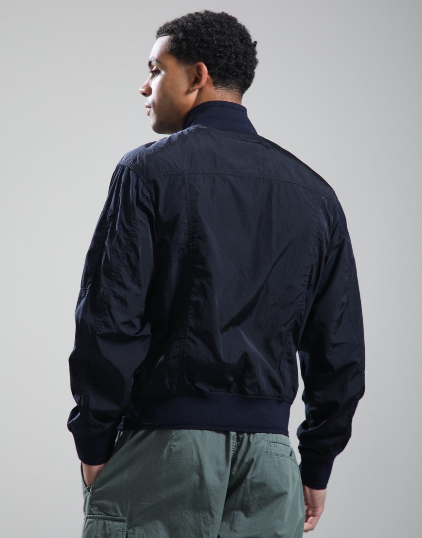 C.P. Company Chrome-R Button Bomber Jacket Total Eclipse