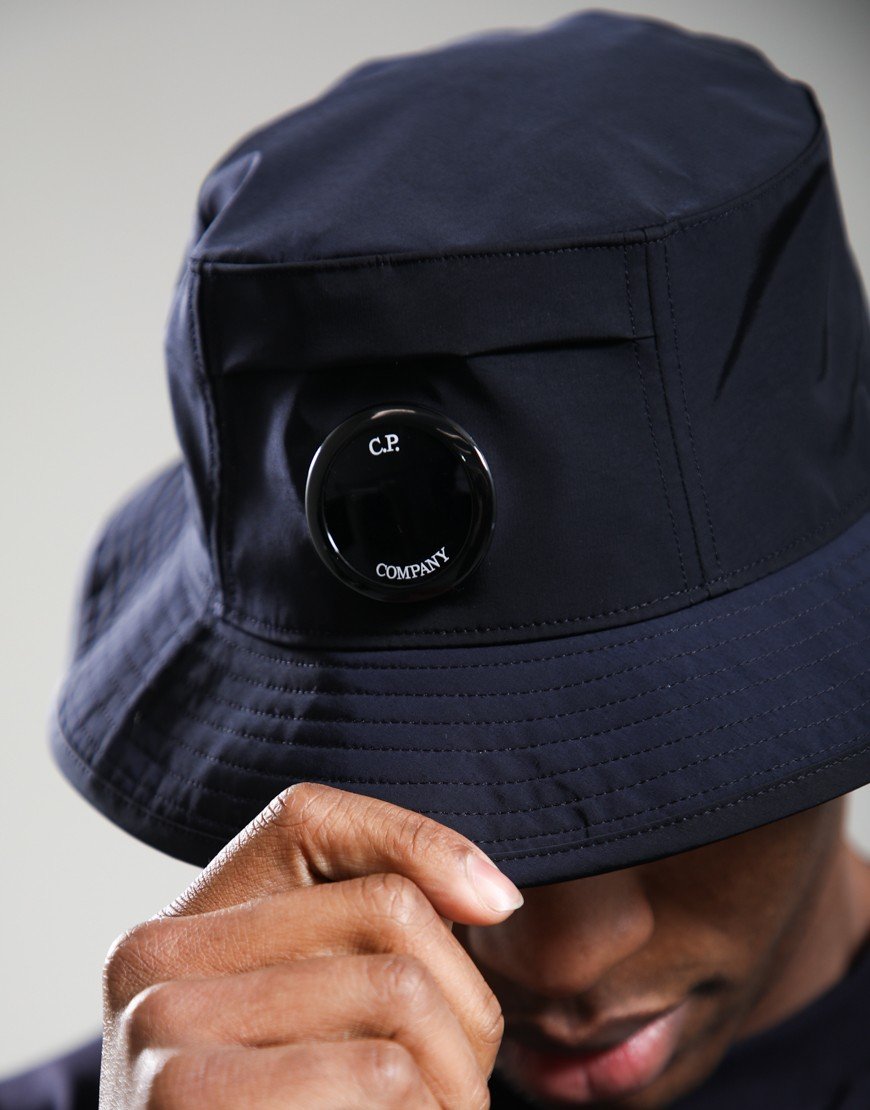 C.P. Company Chrome-R Lens Bucket Hat Total Eclipse