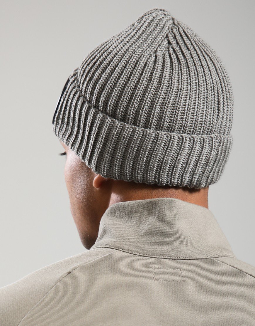 C.P. Company Extrafine Merino Wool Goggle Beanie Fallen Rock