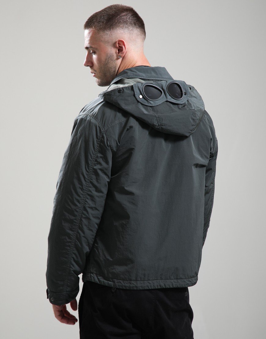 C.P. Company Heavy Chrome-R Goggle Jacket Raven