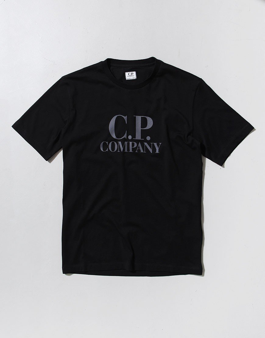 C.P. Company Kids Hood Print T-Shirt Black