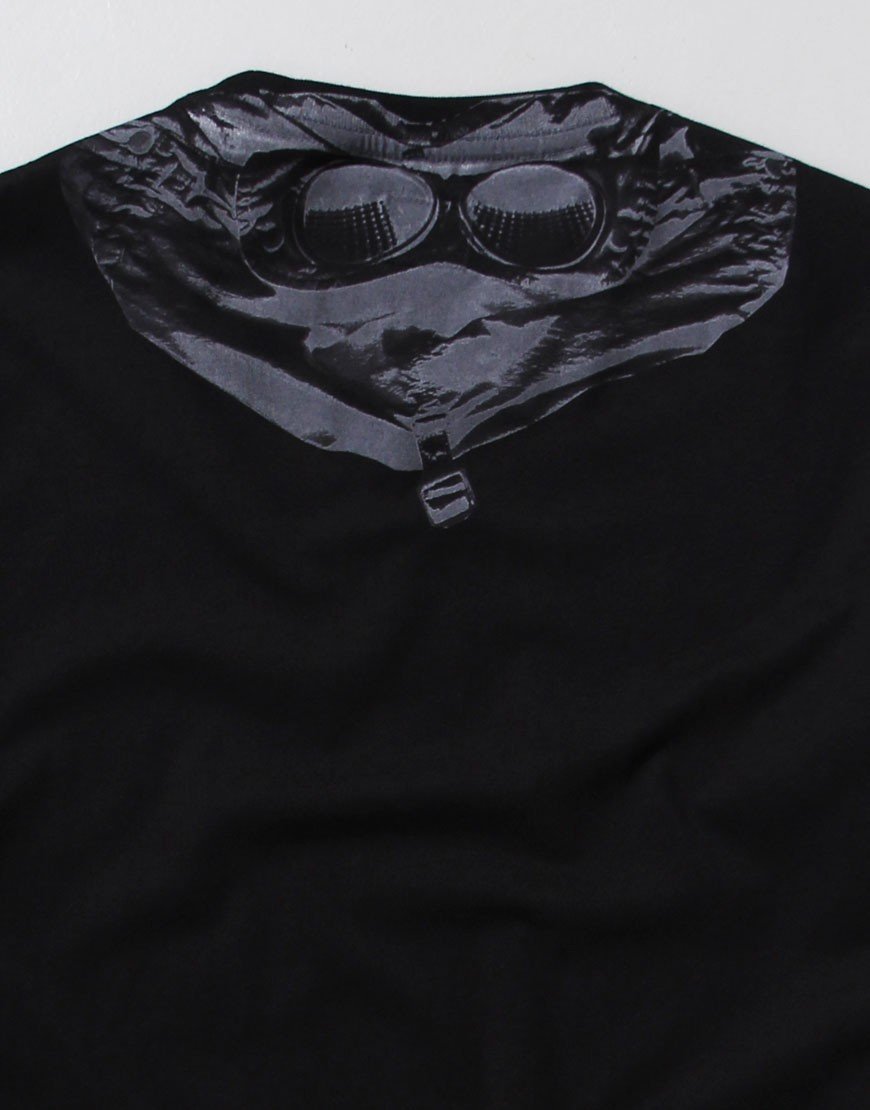 C.P. Company Kids Hood Print T-Shirt Black