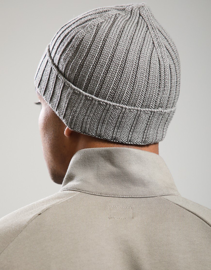 C.P. Company Merino Wool Logo Beanie Fallen Rock