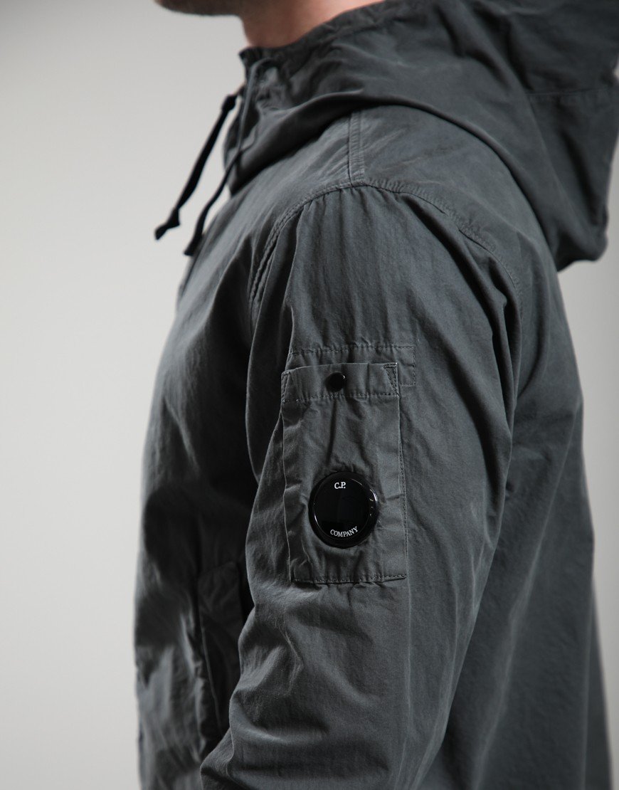 C.P. Company Micro-Reps Hooded Lens Jacket Gunmetal