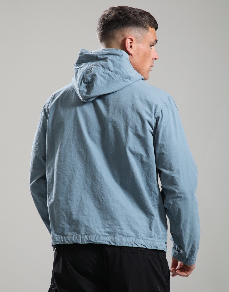 C.P. Company Micro-Reps Hooded Lens Jacket Silver Blue