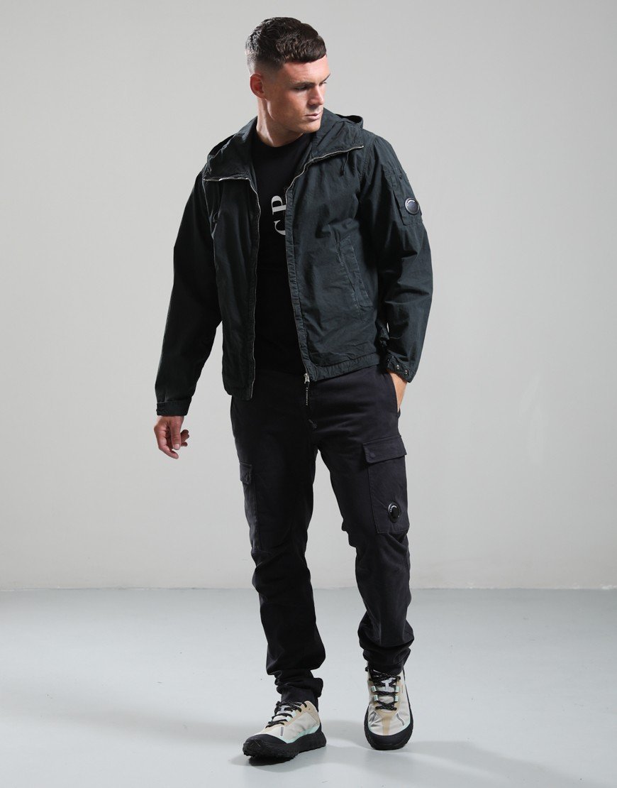 C.P. Company Micro-Reps Hooded Lens Jacket Raven