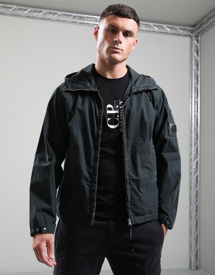 C.P. Company Micro-Reps Hooded Lens Jacket Raven