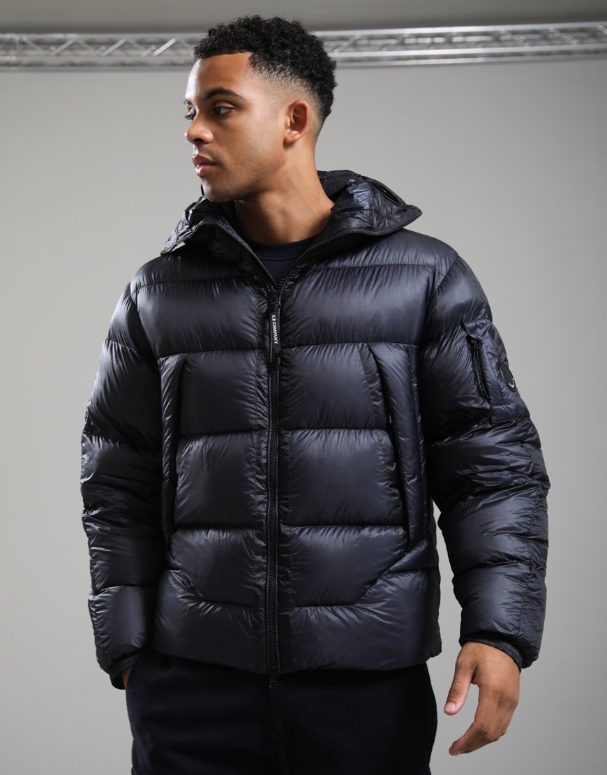C.P. Company D.D. Shell Explorer Lens Down Jacket Total Eclipse