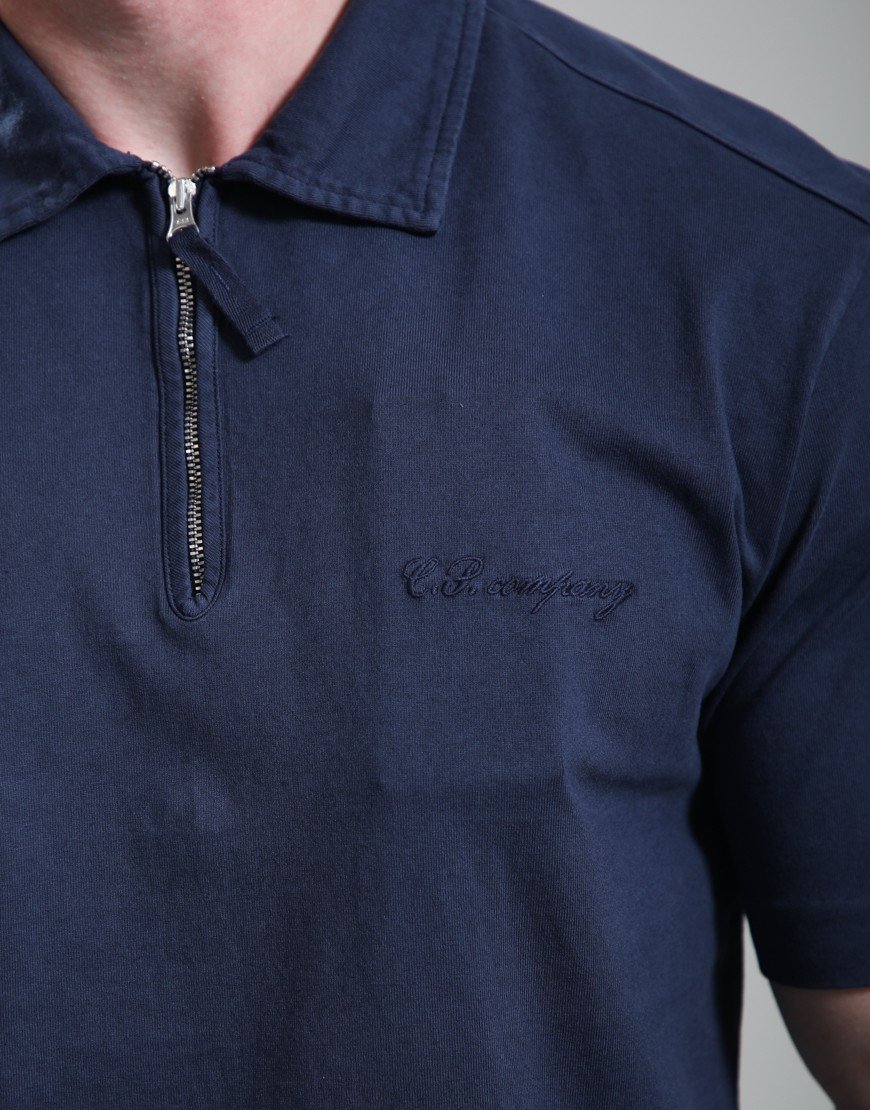C.P. Company 1020 Jersey Polo Shirt Midnight Navy