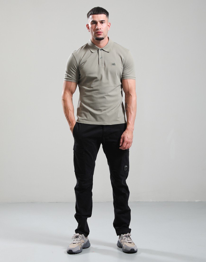 C.P. Company Stretch Piquet Polo Shirt Fallen Rock