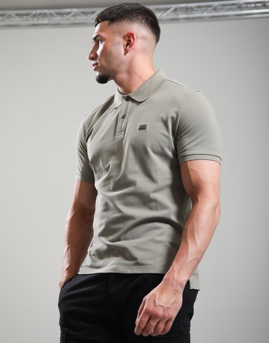 C.P. Company Stretch Piquet Polo Shirt Fallen Rock