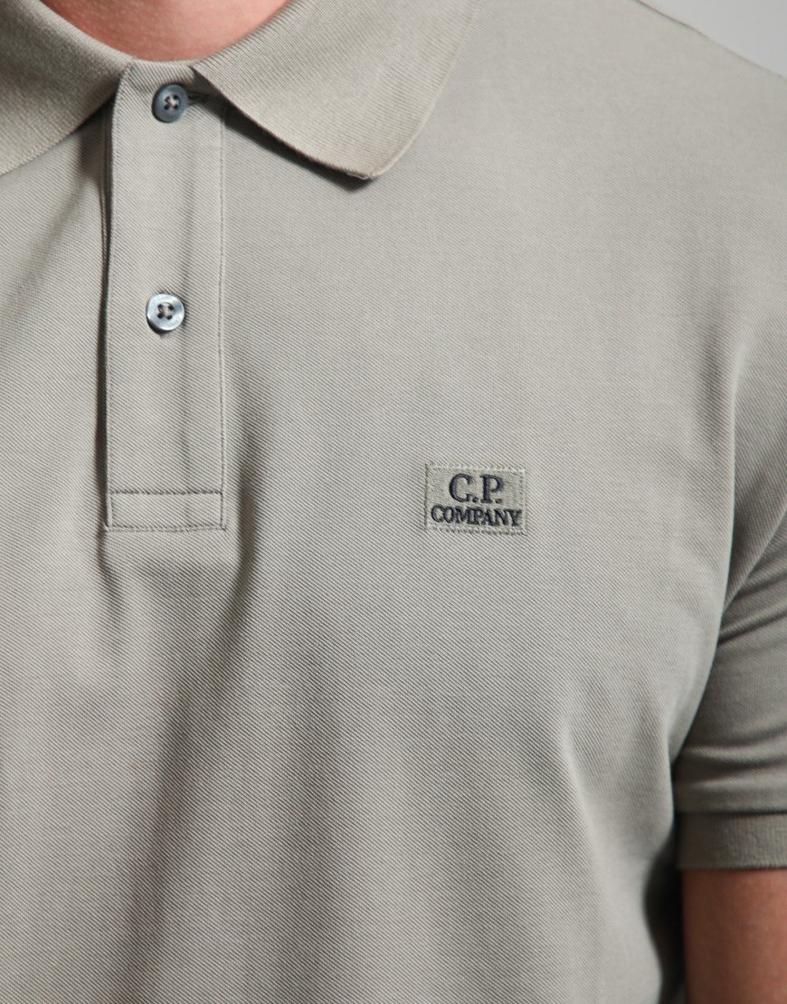 C.P. Company Stretch Piquet Polo Shirt Fallen Rock