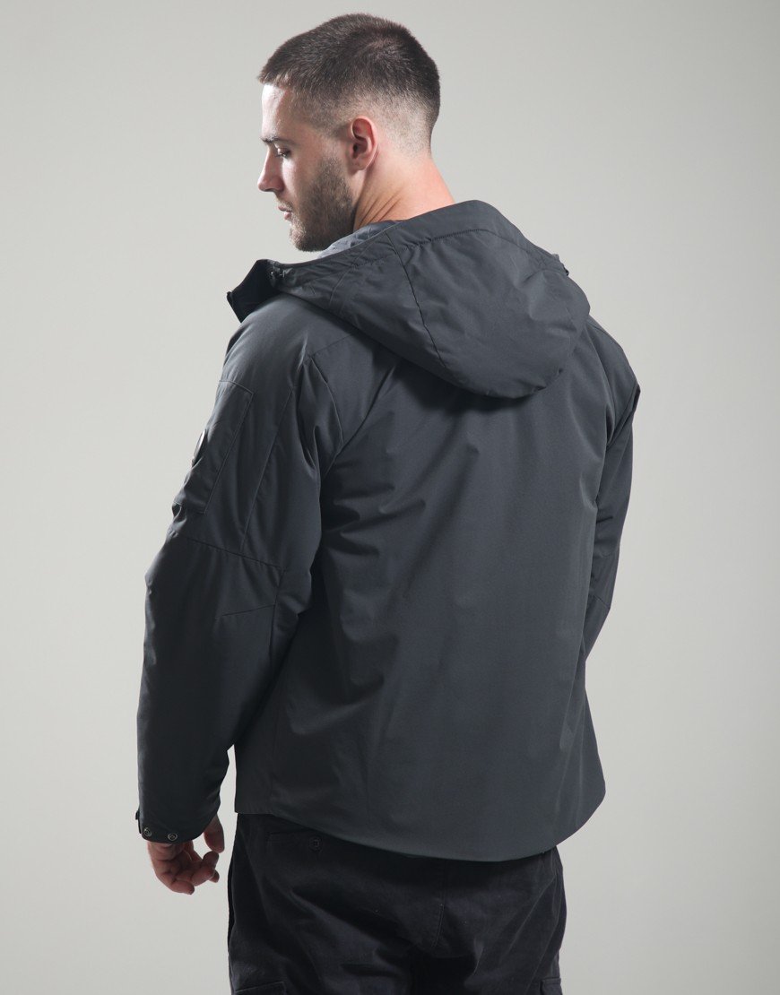 C.P. Company Pro-Tek Primaloft Silver Hooded Jacket Raven