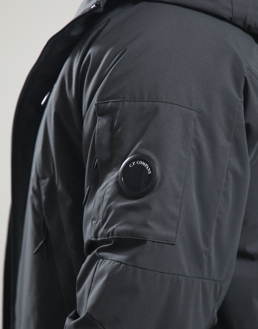 C.P. Company Pro-Tek Primaloft Silver Hooded Jacket Raven