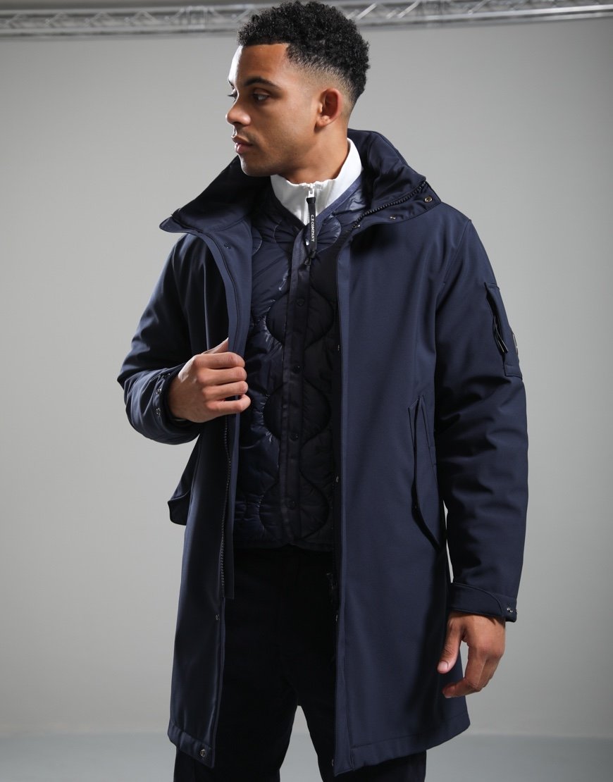 C.P. Company Shell-R Padded Hooded Parka Total Eclipse