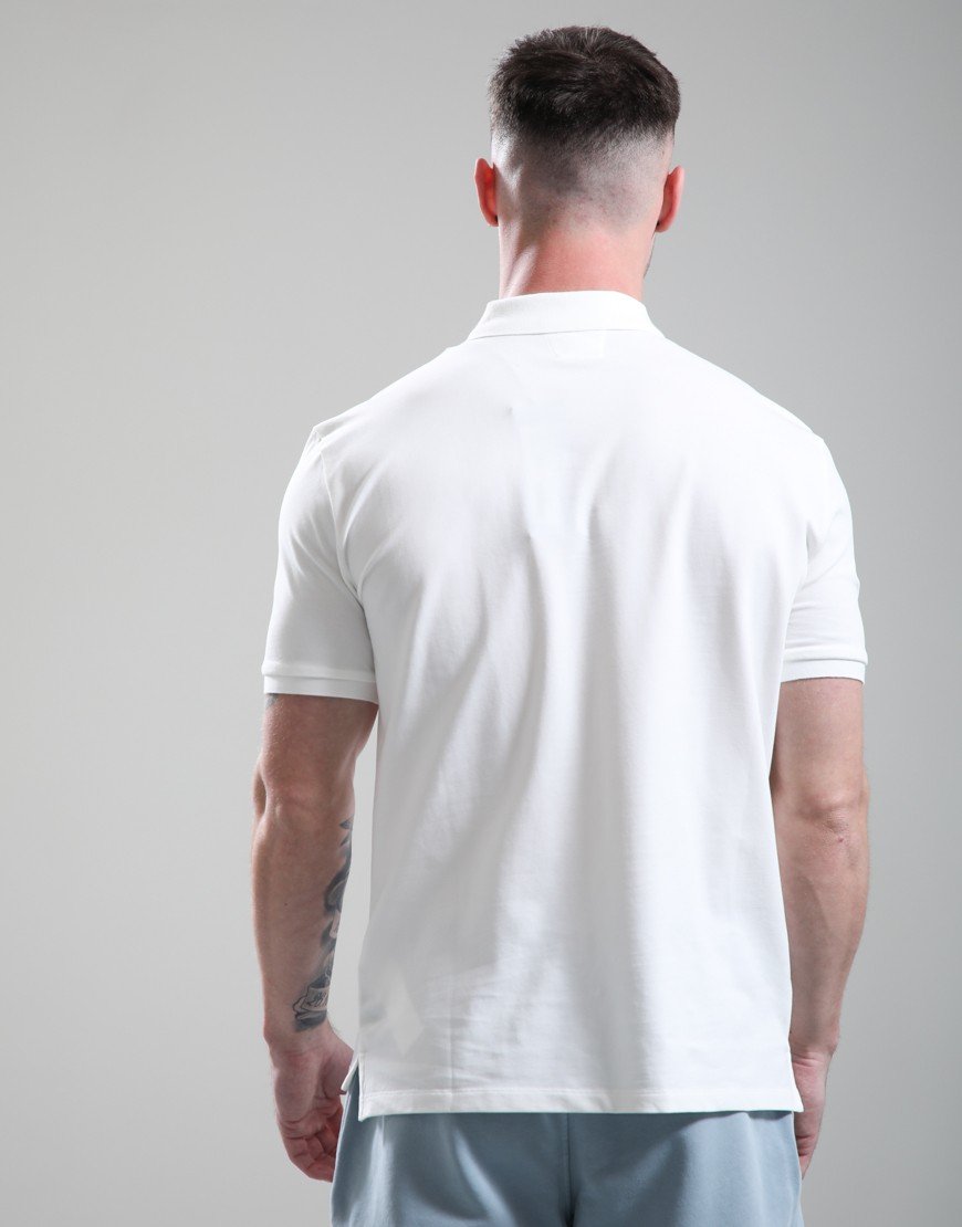 C.P. Company Stretch Piquet Polo Shirt Gauze White