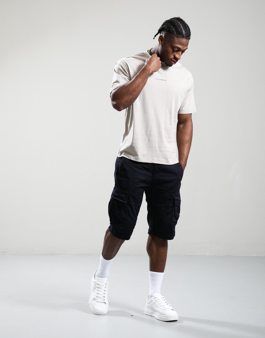 C.P. Company 30/1 Jersey Logo T-Shirt Dove