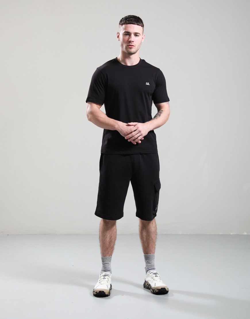 C.P. Company 30/1 Jersey Goggle T-Shirt Black