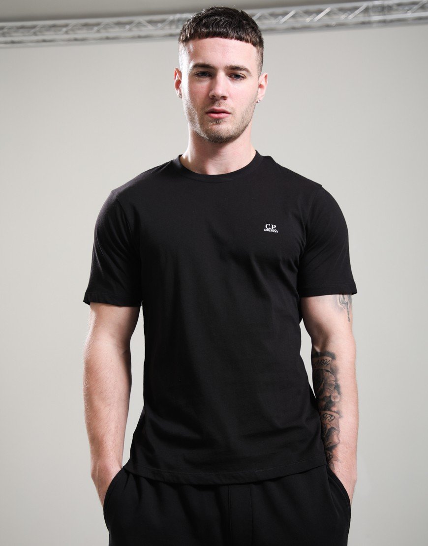 C.P. Company 30/1 Jersey Goggle T-Shirt Black