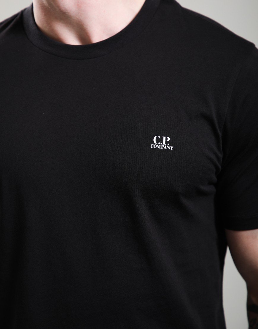 C.P. Company 30/1 Jersey Goggle T-Shirt Black
