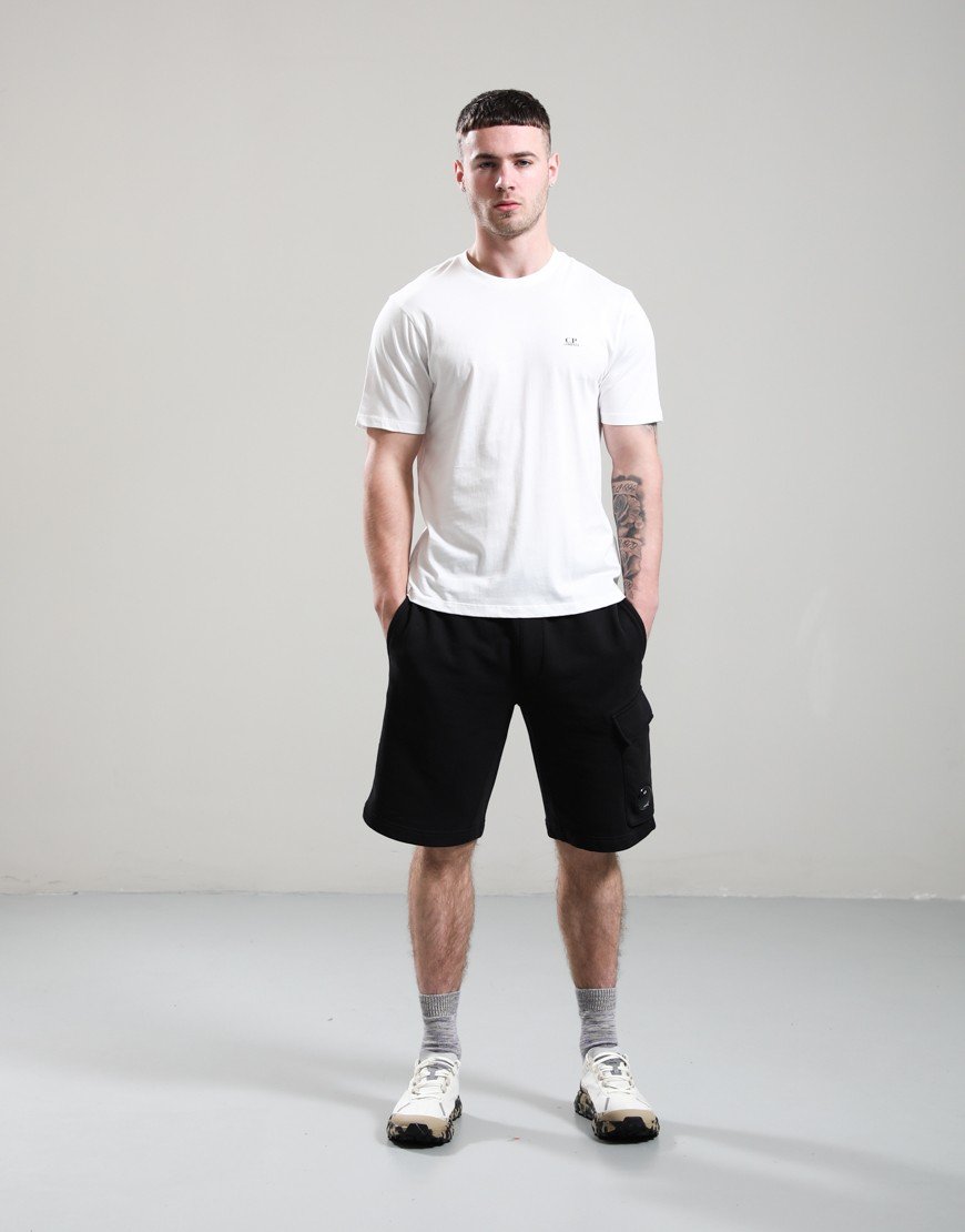 C.P. Company 30/1 Jersey Goggle T-Shirt Gauze White