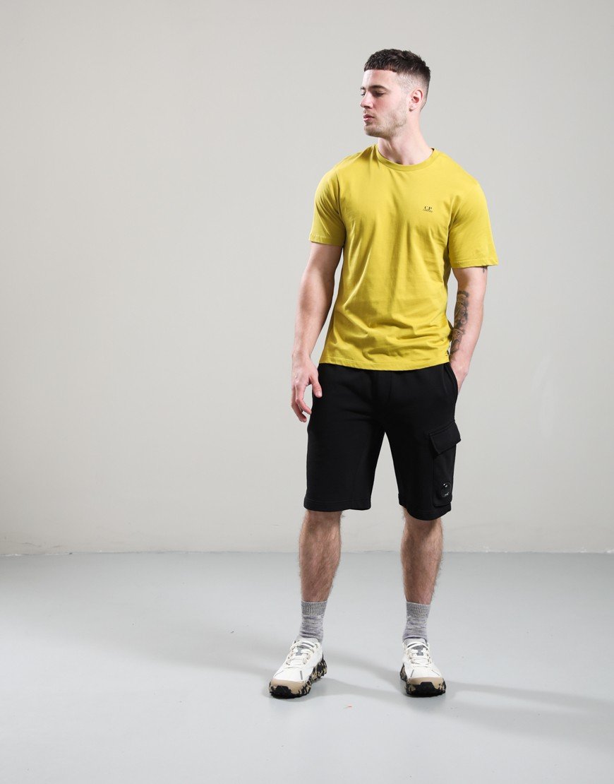 C.P. Company 30/1 Jersey Goggle T-Shirt Antique Moss