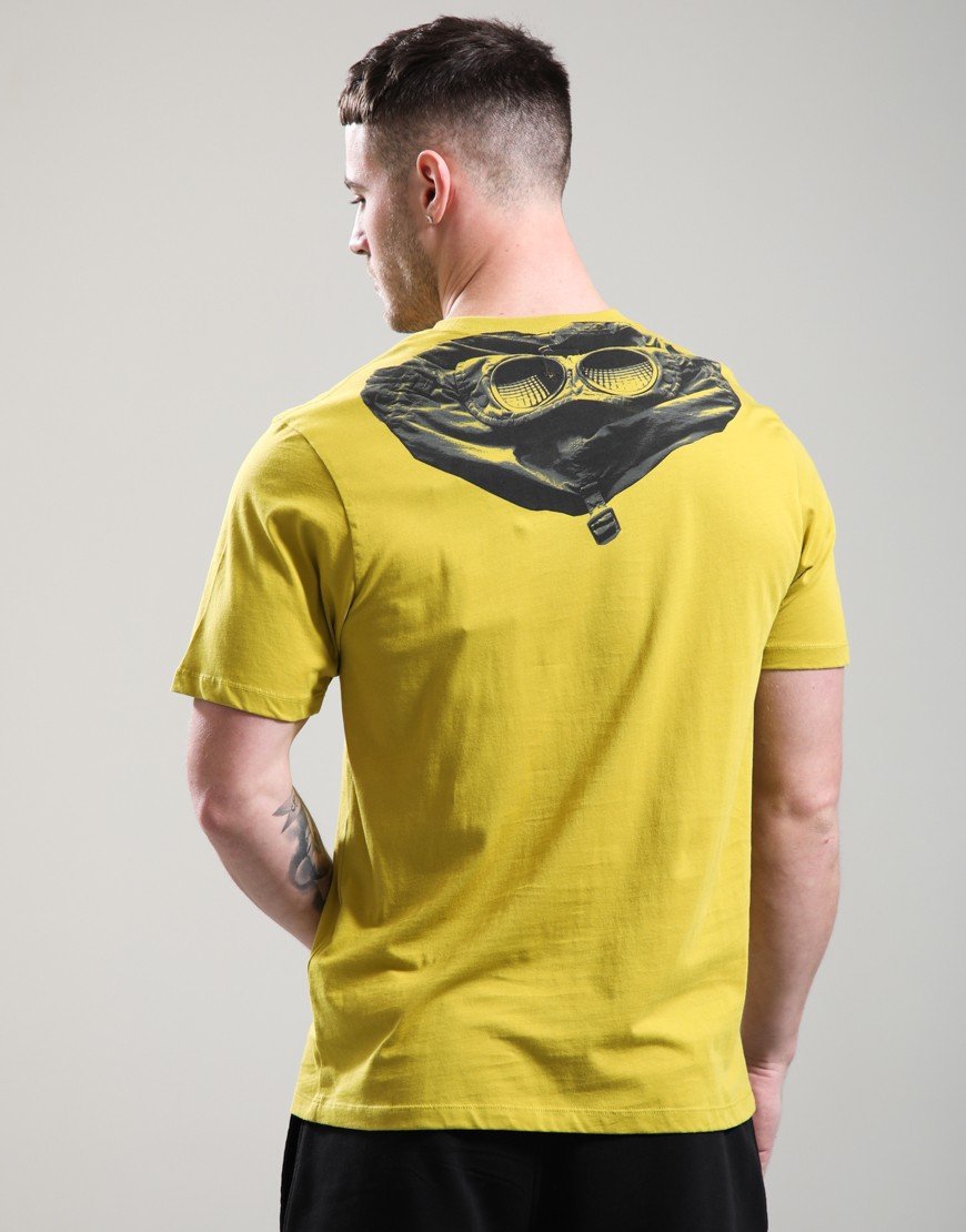 C.P. Company 30/1 Jersey Goggle T-Shirt Antique Moss