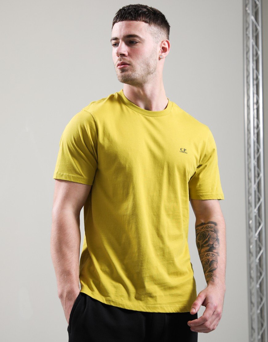 C.P. Company 30/1 Jersey Goggle T-Shirt Antique Moss