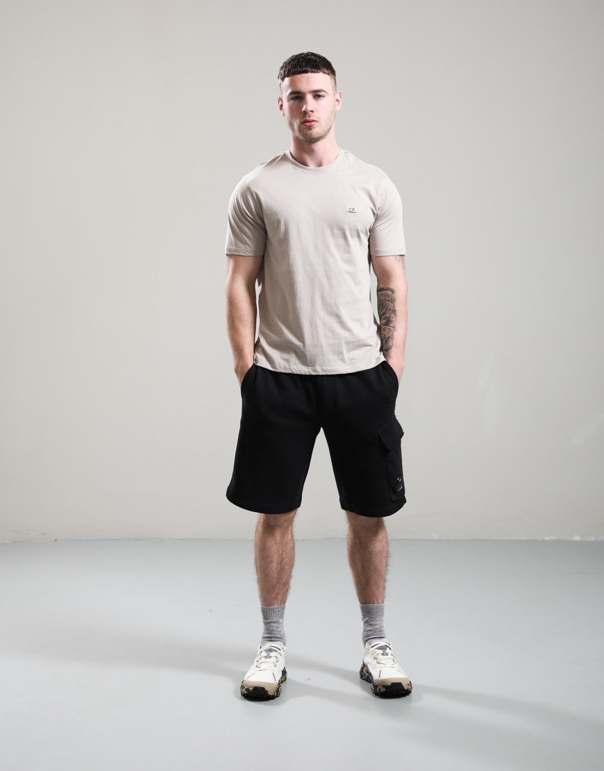 C.P. Company 30/1 Jersey Logo Patch T-Shirt Dove