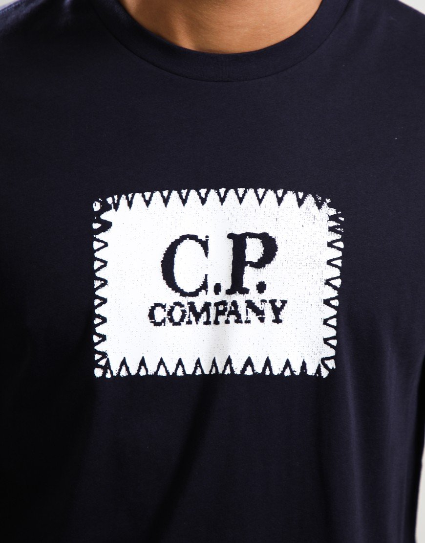 C.P. Company 30/1 Jersey Label T-Shirt Total Eclipse