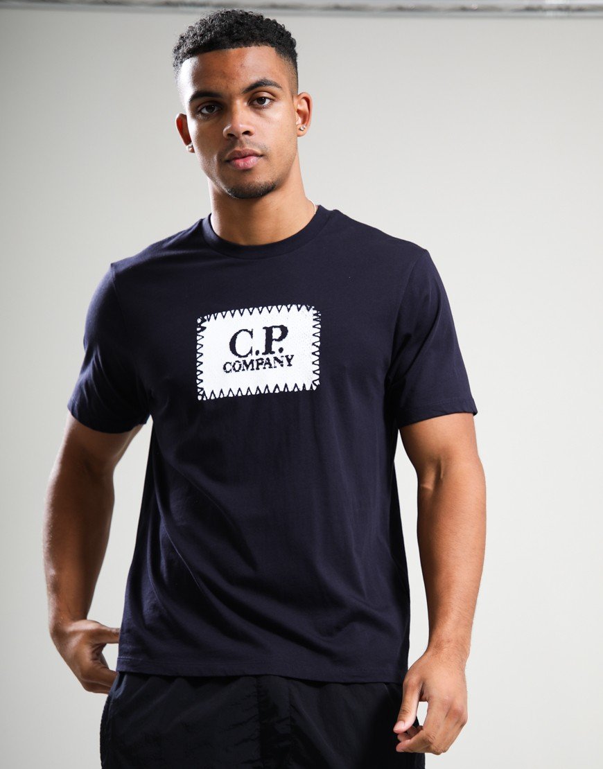 C.P. Company 30/1 Jersey Label T-Shirt Total Eclipse C.P. Company 30/1 Jersey Label T-Shirt Total Eclipse