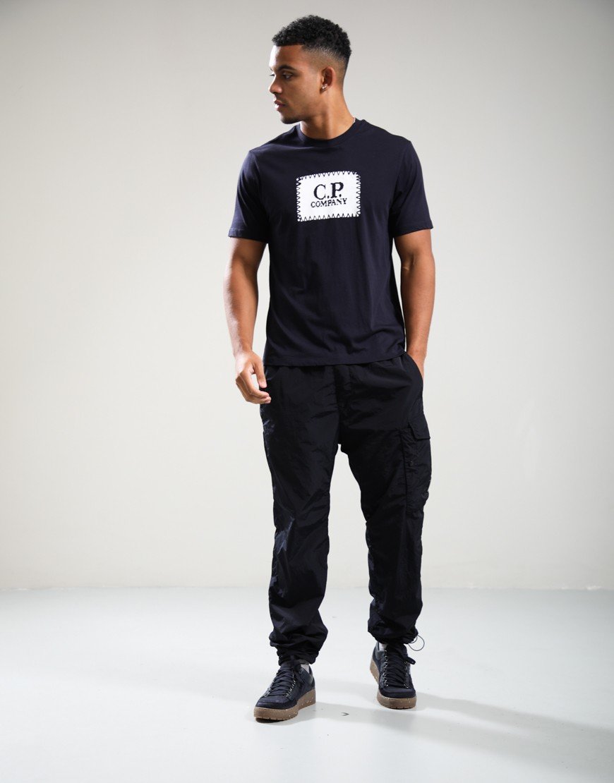 C.P. Company 30/1 Jersey Label T-Shirt Total Eclipse