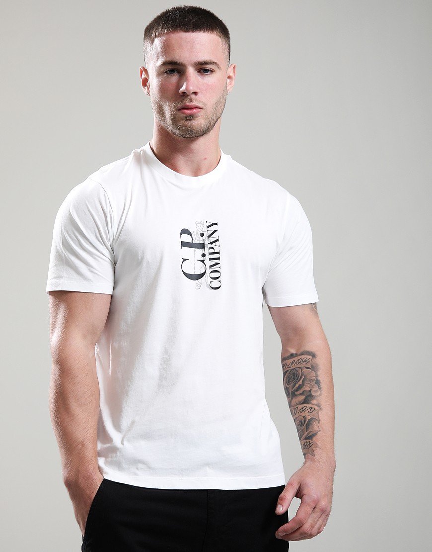 C.P. Company 30/1 Jersey T-Shirt Gauze White