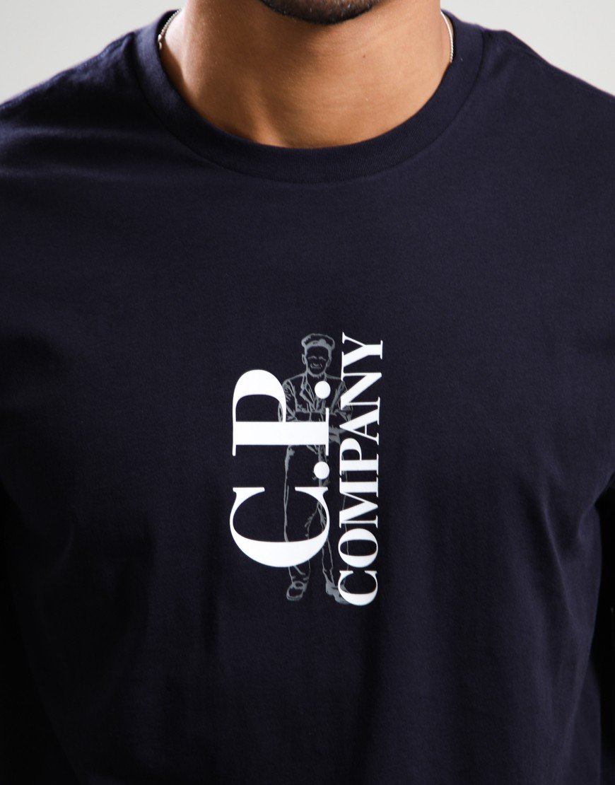 C.P. Company 30/1 Jersey T-Shirt Total Eclipse