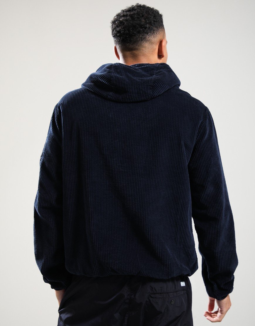 C.P. Company Cord Hoodie Total Eclipse