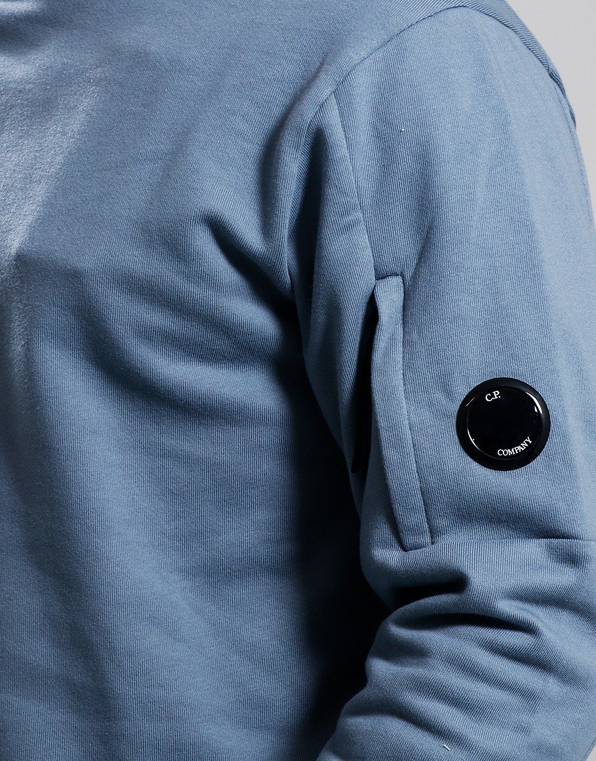 C.P. Company Diagonal Lens Fleece Crew Stormy Weather