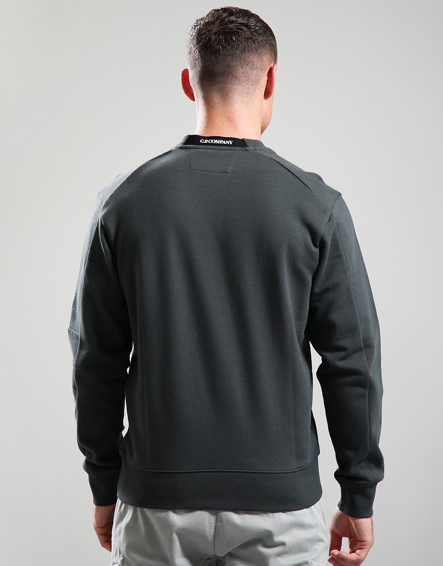 C.P. Company Diagonal Raised Crew Sweat Dark Shadow